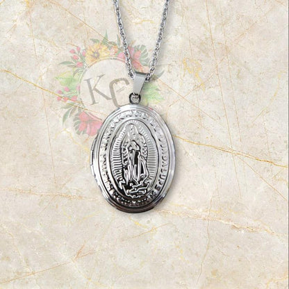 Memorial Box Necklace - Contains 2 Photos (Memorial Box, Sympathy Gift)
