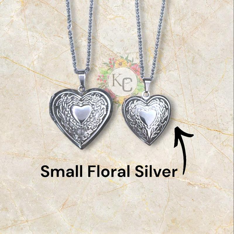 Memorial Box Necklace - Contains 2 Photos (Memorial Box, Sympathy Gift)