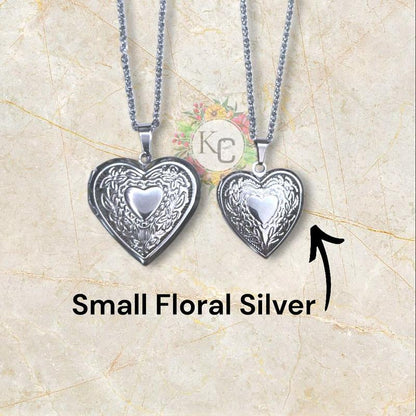 Memorial Box Necklace - Contains 2 Photos (Memorial Box, Sympathy Gift)