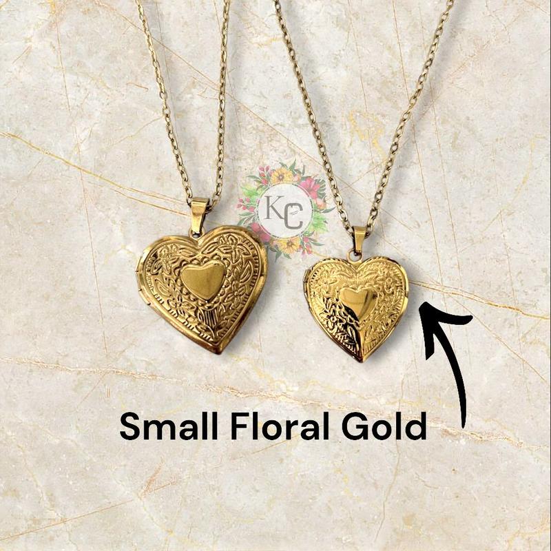 Memorial Box Necklace - Contains 2 Photos (Memorial Box, Sympathy Gift)