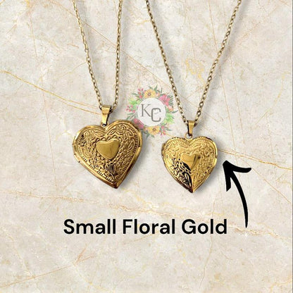 Memorial Box Necklace - Contains 2 Photos (Memorial Box, Sympathy Gift)