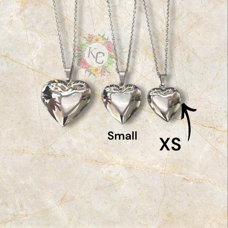 Memorial Box Necklace - Contains 2 Photos (Memorial Box, Sympathy Gift)