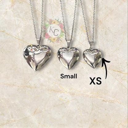 Memorial Box Necklace - Contains 2 Photos (Memorial Box, Sympathy Gift)