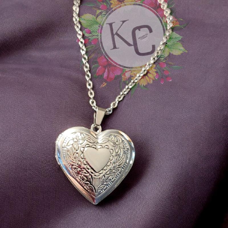 Memorial Box Necklace - Contains 2 Photos (Memorial Box, Sympathy Gift)