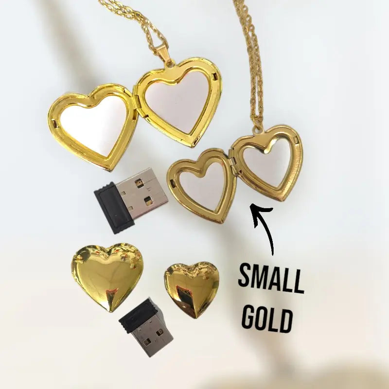 Memorial Box Necklace - Contains 2 Photos (Memorial Box, Sympathy Gift)