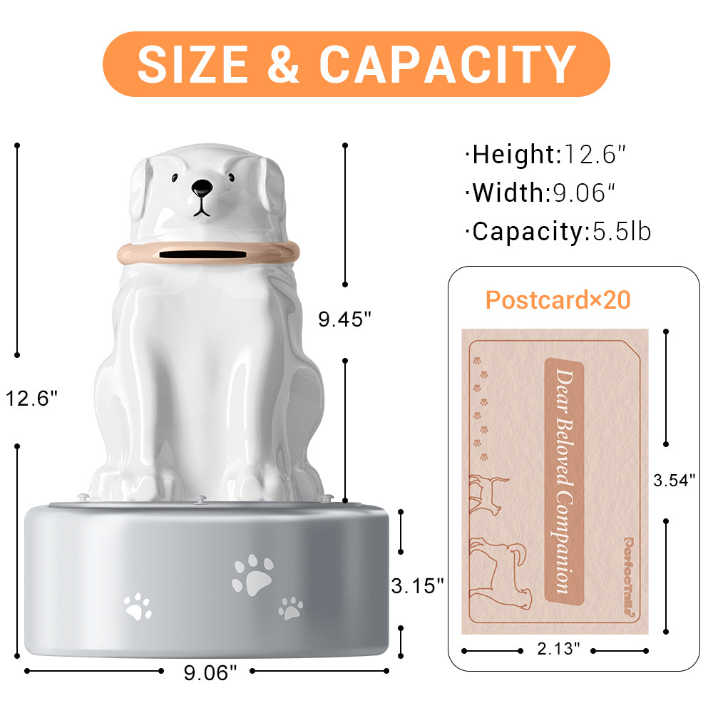 The Heart's Mailbox Pet Urn | Keep Your Connection Alive with Letters.