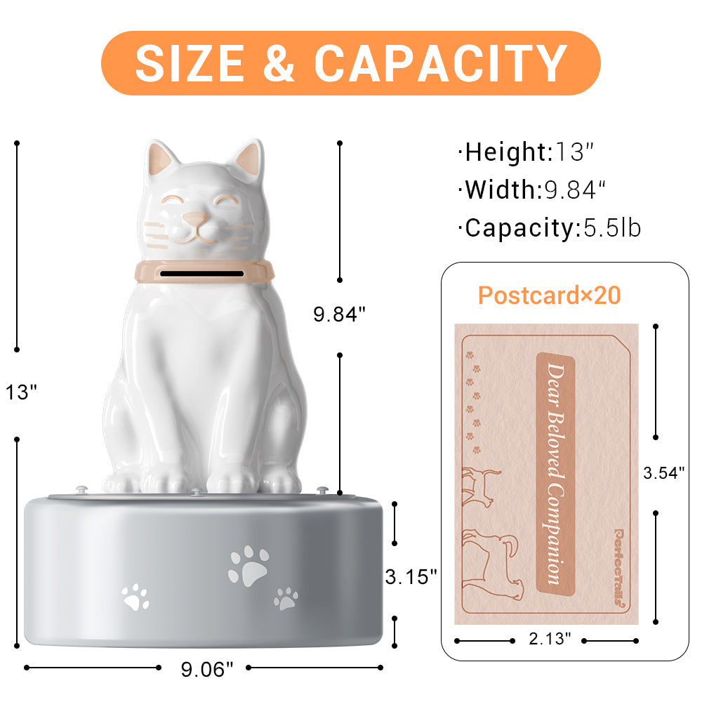 The Heart's Mailbox Pet Urn | Keep Your Connection Alive with Letters.