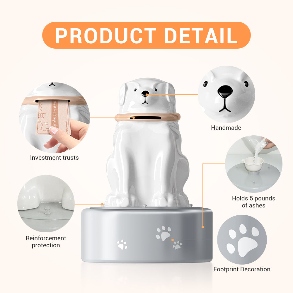 The Heart's Mailbox Pet Urn | Keep Your Connection Alive with Letters.