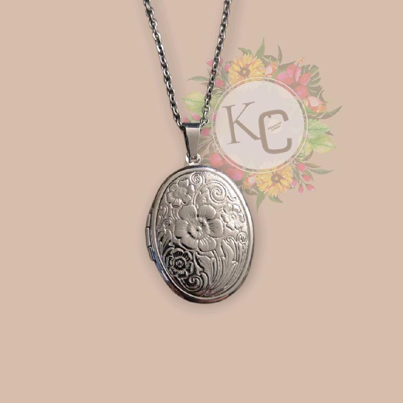 Memorial Box Necklace - Contains 2 Photos (Memorial Box, Sympathy Gift)