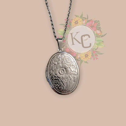 Memorial Box Necklace - Contains 2 Photos (Memorial Box, Sympathy Gift)