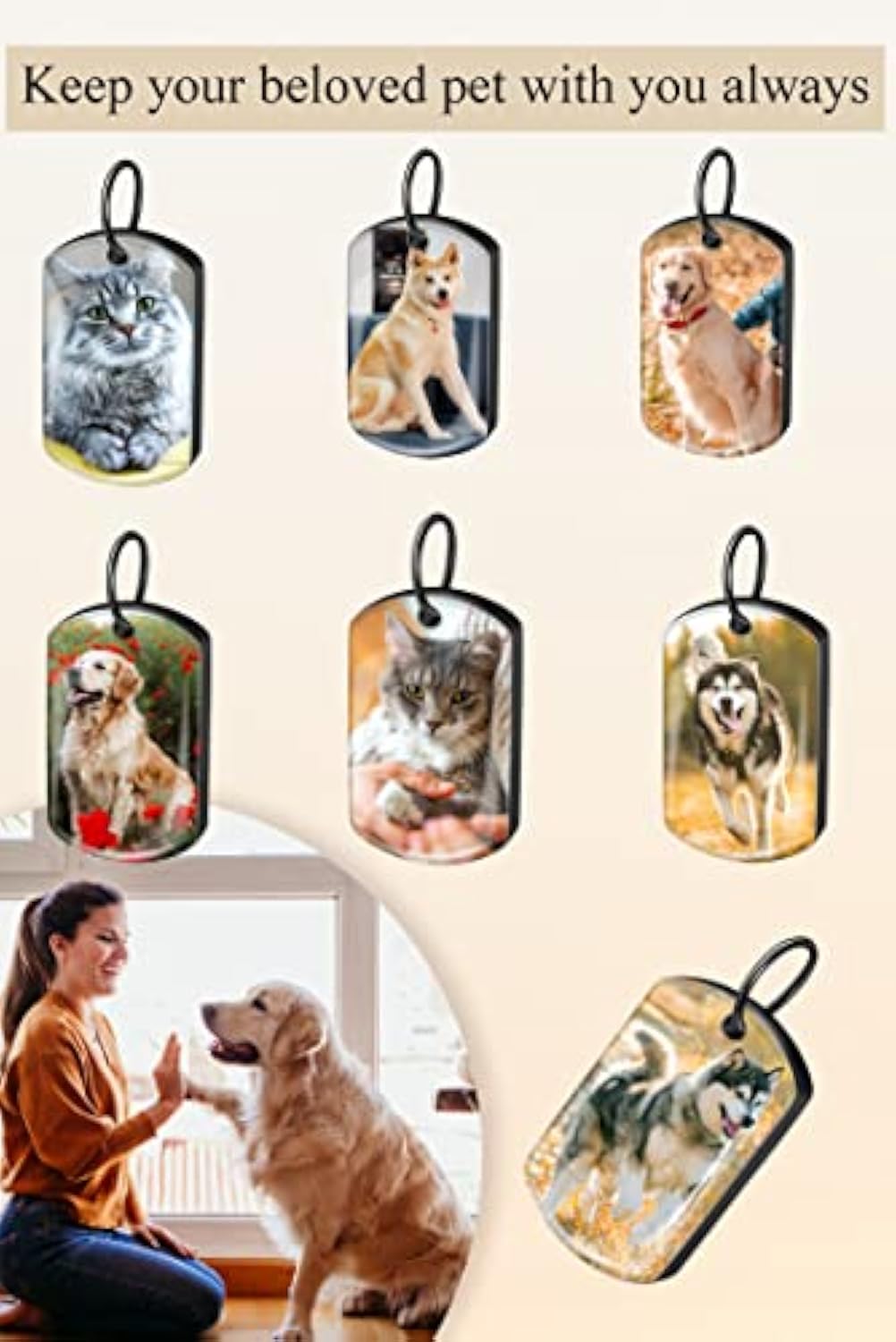 Custom Pet Memorial Dog Loss Urn Necklace Gift