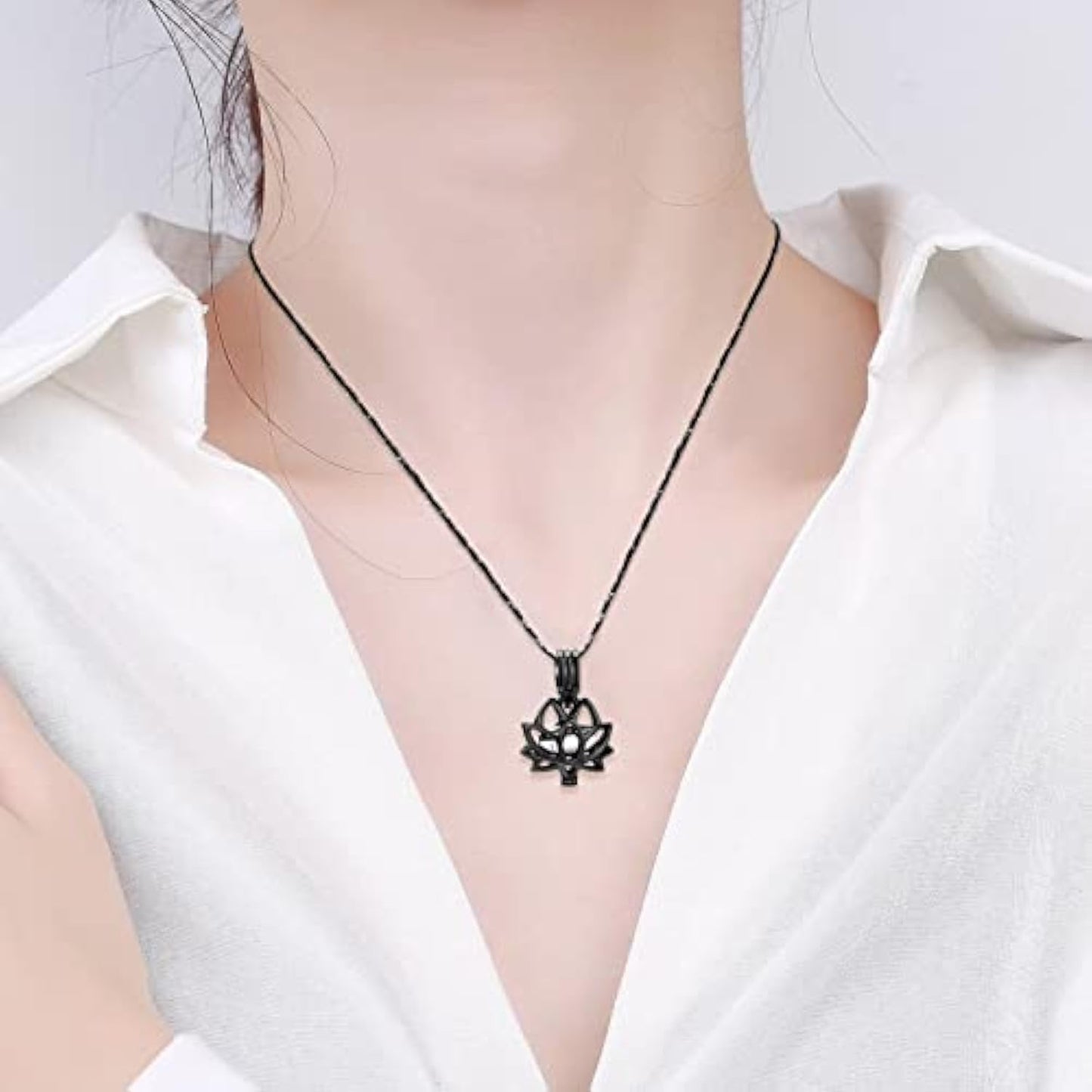Lotus Memorial Urn Necklace