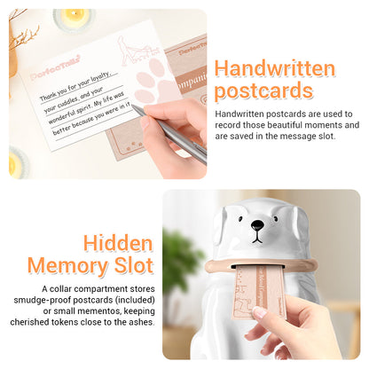 The Heart's Mailbox Pet Urn | Keep Your Connection Alive with Letters.