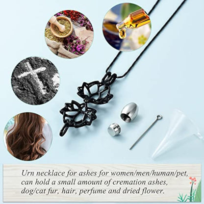 Lotus Memorial Urn Necklace