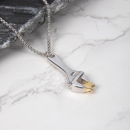 Personalized Heart Key Urn Pendant Necklace with Engraved Text Cremation Jewelry Memorial Sympathy Gift for Loss of Loved Ones