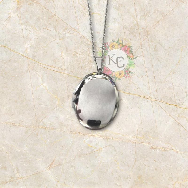 Memorial Box Necklace - Contains 2 Photos (Memorial Box, Sympathy Gift)