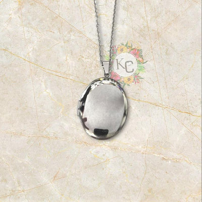 Memorial Box Necklace - Contains 2 Photos (Memorial Box, Sympathy Gift)