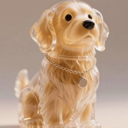 Dog and Cat Hair Storage Decorative Souvenir Keychain Pendant Pet Souvenir, Pet Lover Gift