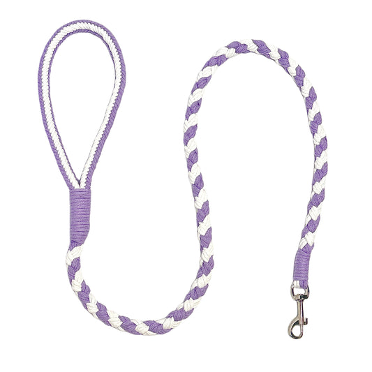 Purple White Dog Leash