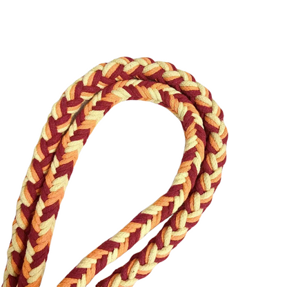 Nine Flowers Rope Dog Leash (Orange Red)