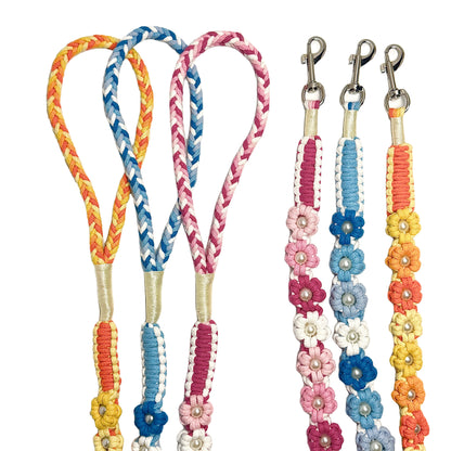 Blooming Meadow | Hand-woven 25-flower dog leash