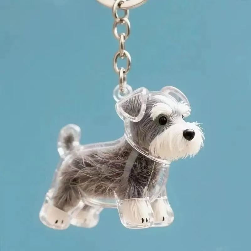 Dog and Cat Hair Storage Decorative Souvenir Keychain Pendant Pet Souvenir, Pet Lover Gift