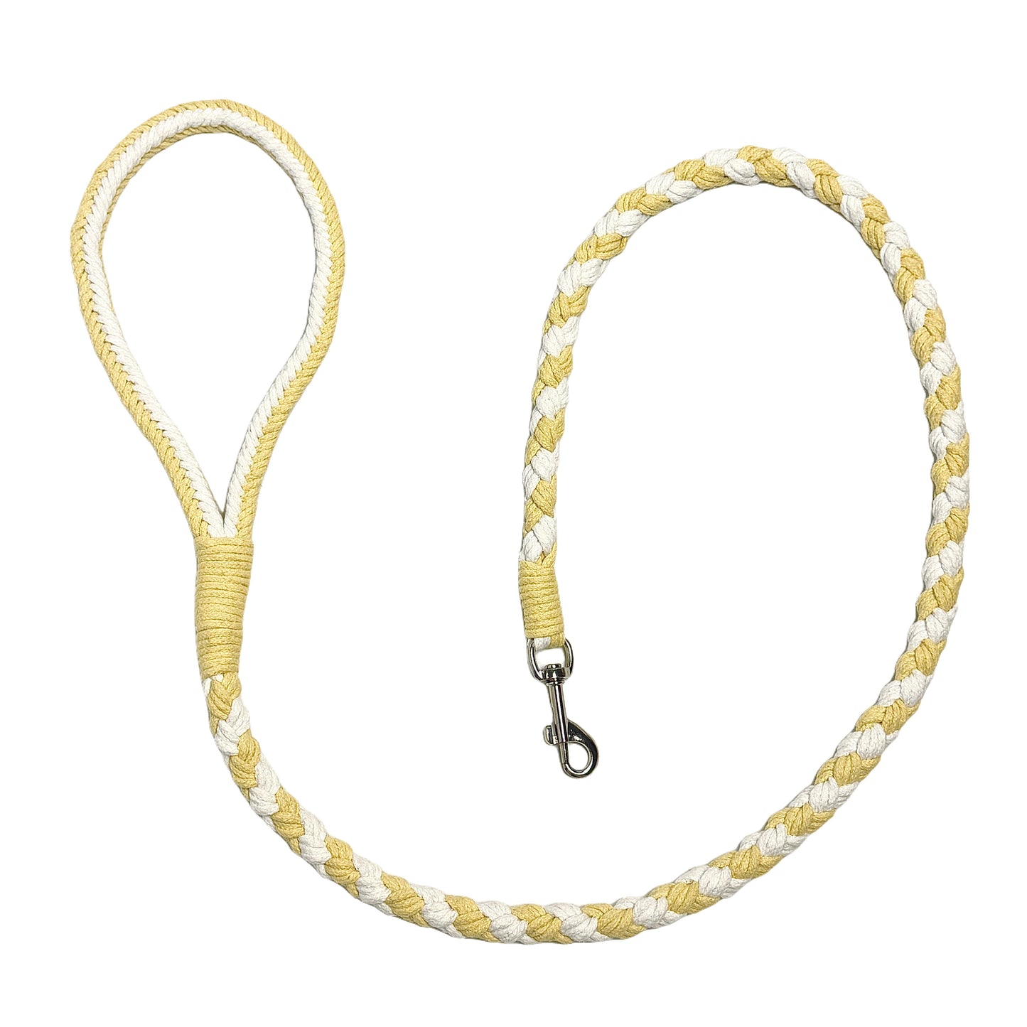 Yellow White Dog Leash