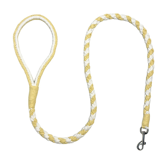 Yellow White Dog Leash